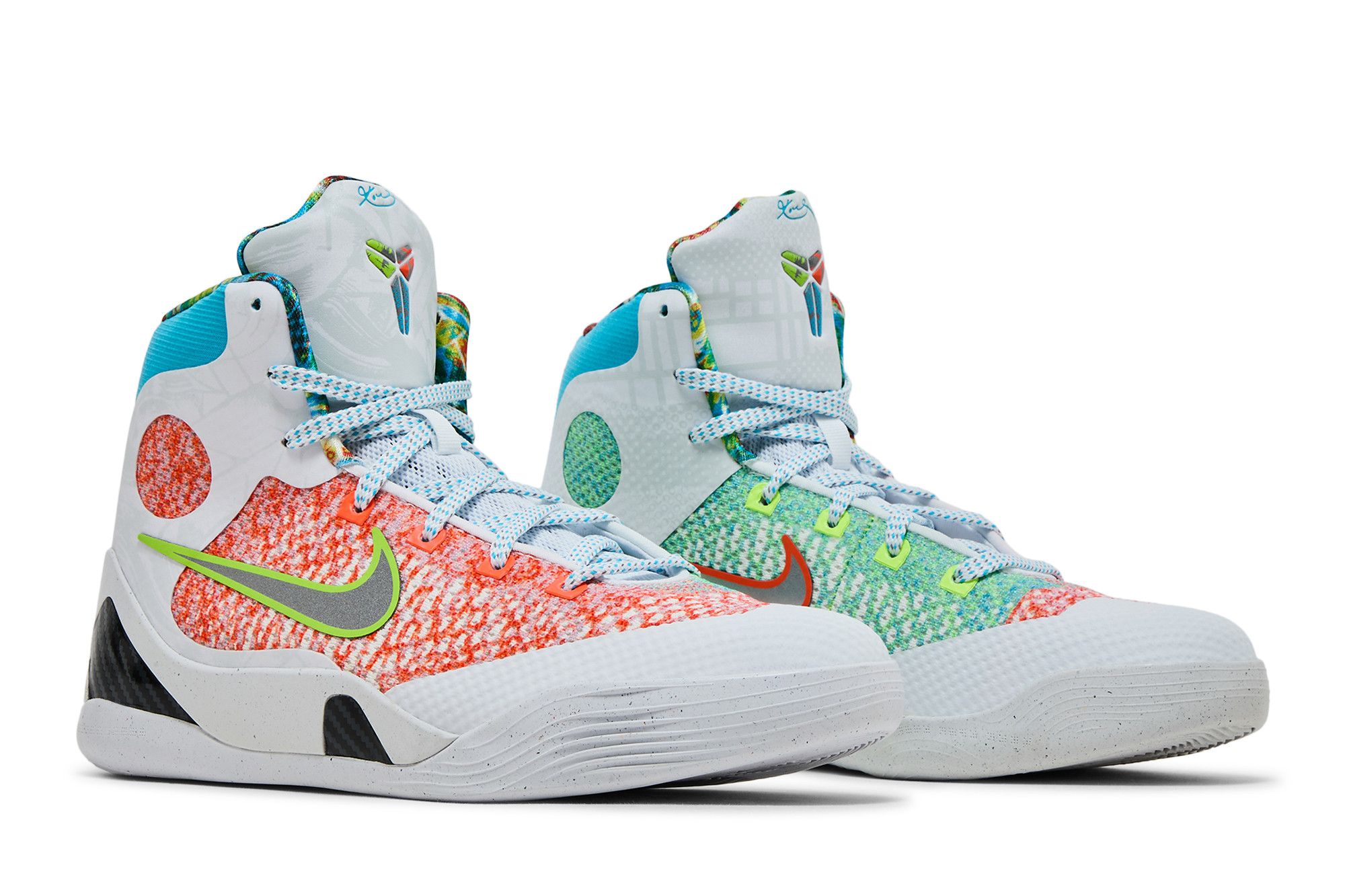 NIKE KOBE 9 ELITE GS（新品）25cm Nike Kobe Ix Elite (Gs) WHITE/CHLORINE BLUE-BLACK HJ9446-100