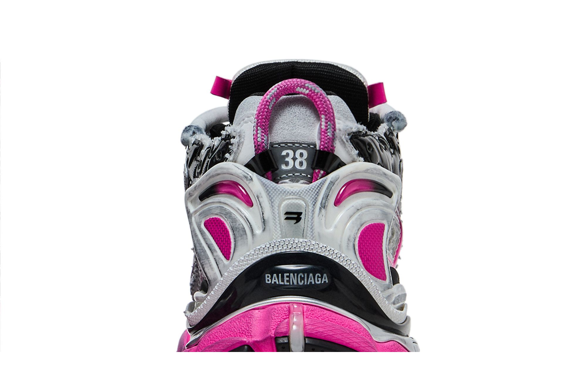 スニーカー BALENCIAGA 'Runner Gradient' sneakers (772767WRUNG 9155) Women's Runner Gradient Sneaker in White/pink/black