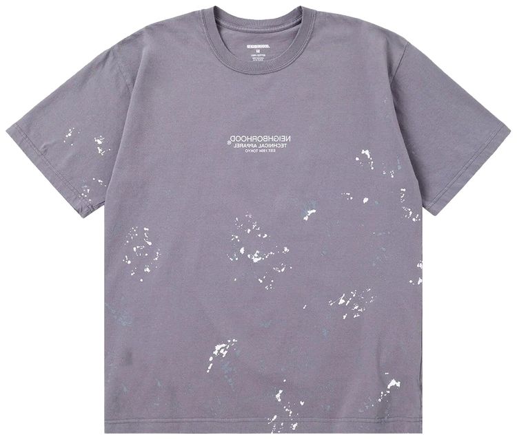 Neighborhood SS 14 Print T Shirt Grey
