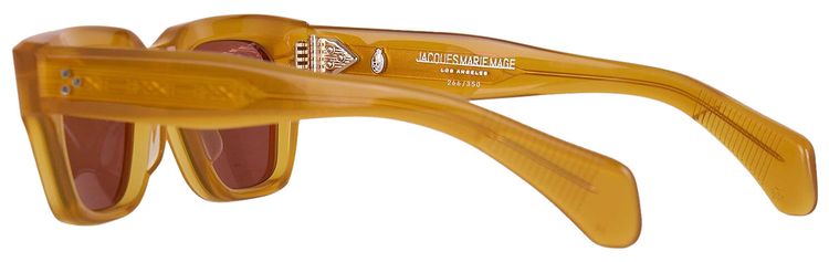 Jacques Marie Mage Fellini Sunglasses Honey