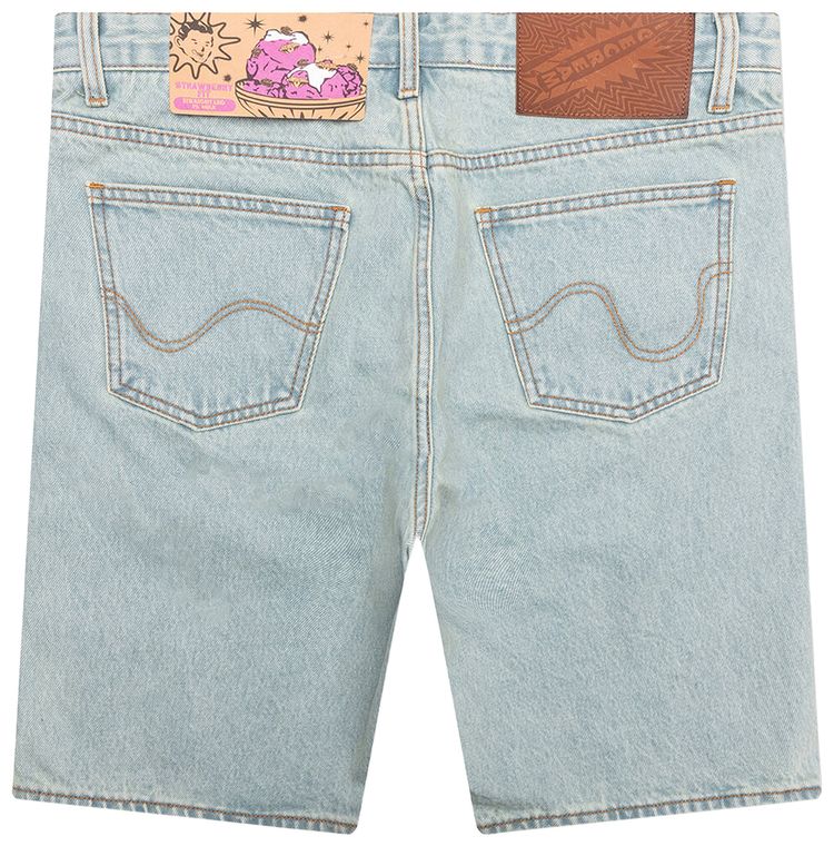 Icecream Dog Jean Strawberry Fit Shorts Blueberry Haze