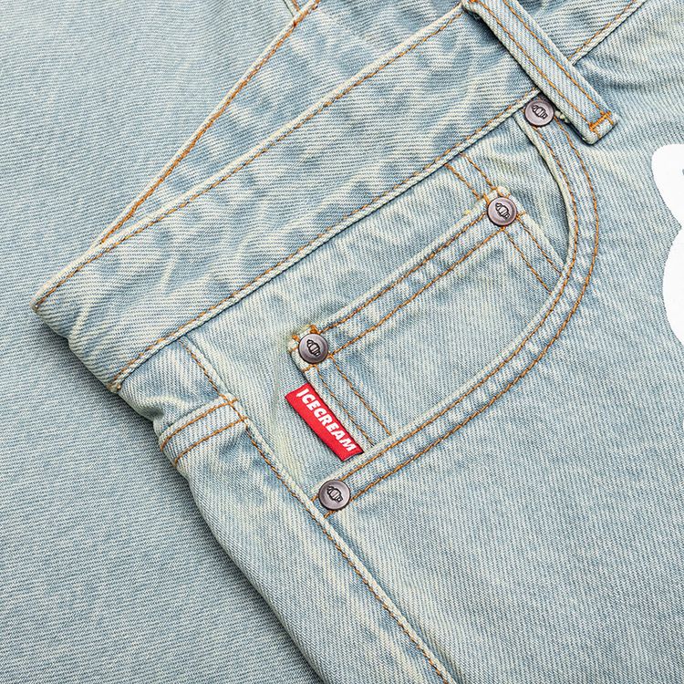 Icecream Dog Jean Strawberry Fit Shorts Blueberry Haze