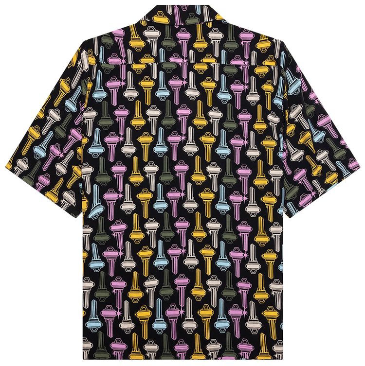 Icecream Keys Short Sleeve Woven Shirt Black