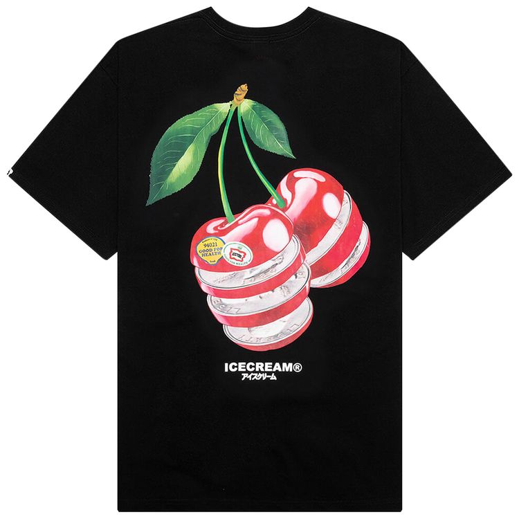 Icecream Quarters Short Sleeve Tee Black