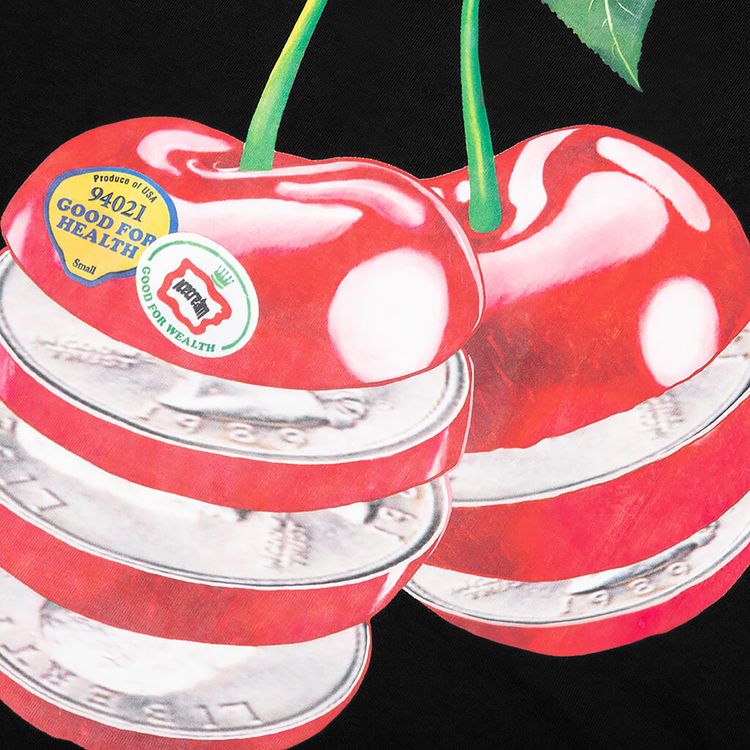 Icecream Quarters Short Sleeve Tee Black