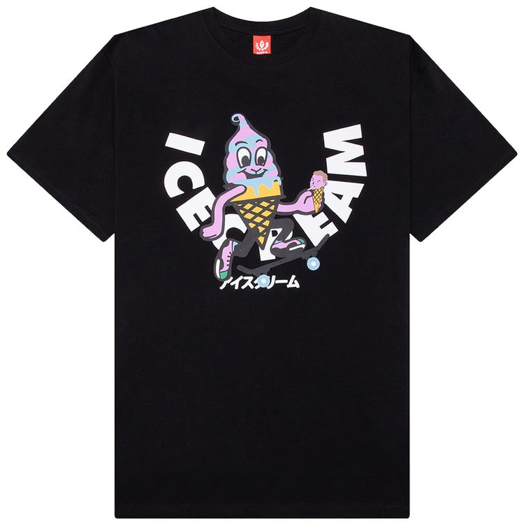 Icecream Skate Cone Short Sleeve Tee Black