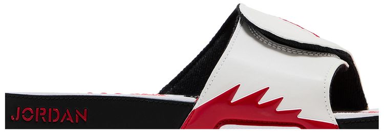 Air Jordan Hydro 5 Retro Slide White Fire Red