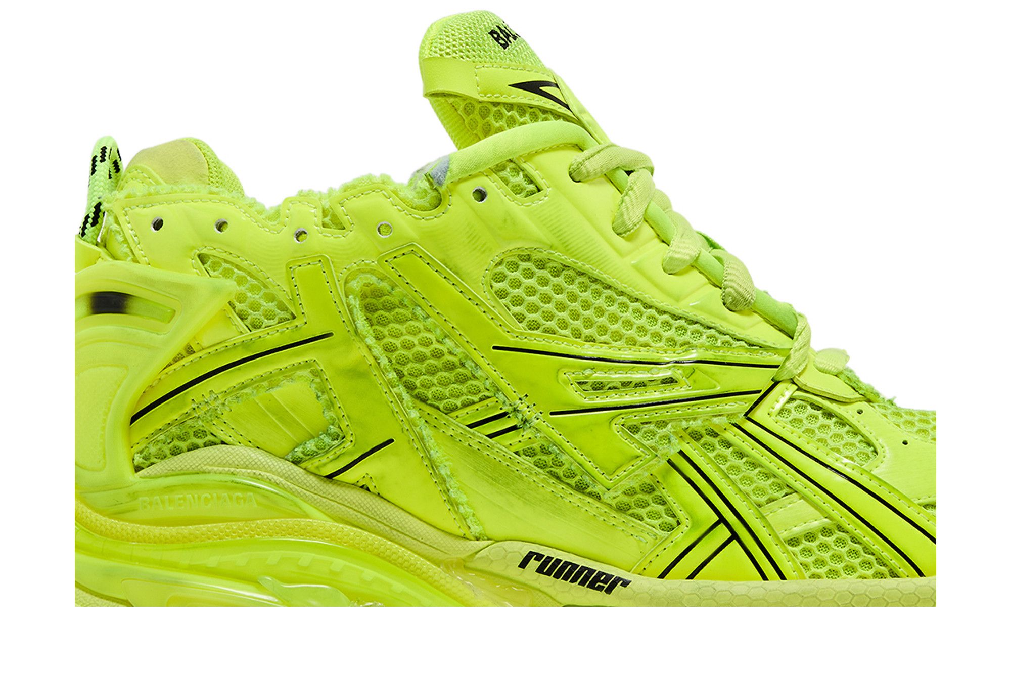 Buy Balenciaga Runner Sneaker 'Fluo Yellow' - 677403 W3RB4 7510 | GOAT