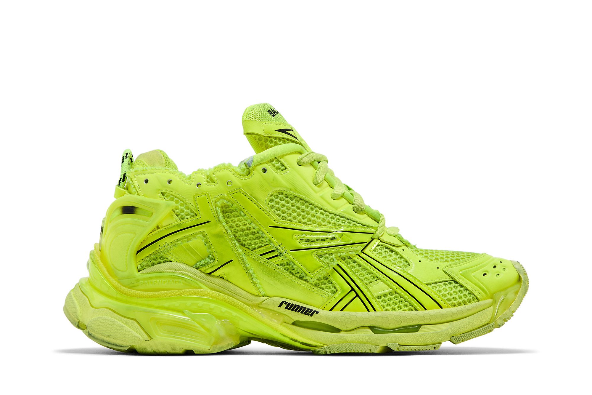 Buy Balenciaga Runner Sneaker 'Fluo Yellow' - 677403 W3RB4 7510 | GOAT