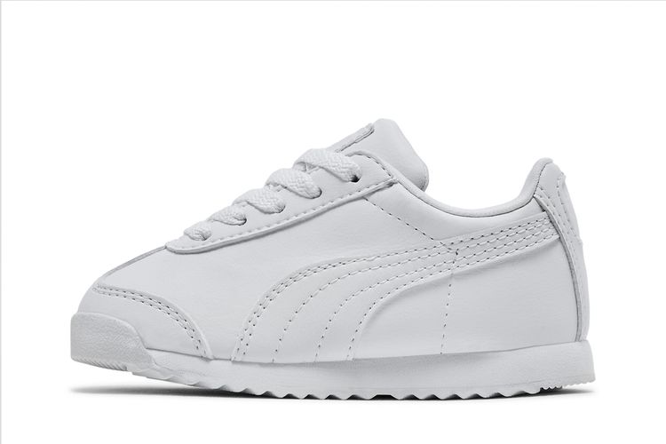 Puma Roma Basic Infant White Light Grey