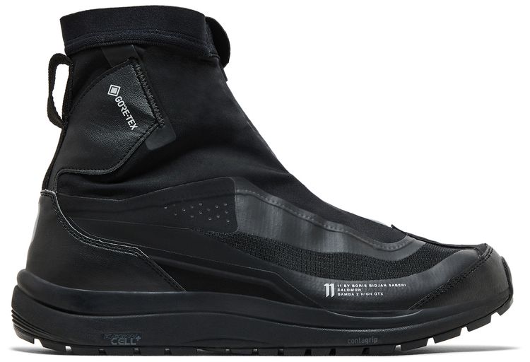 11 By Boris Bidjan Saberi x Salomon Bamba 2 High GORE TEX V2 Black
