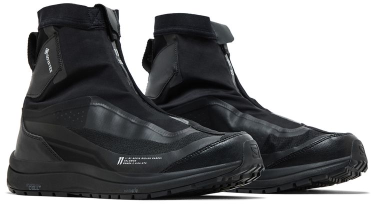11 By Boris Bidjan Saberi x Salomon Bamba 2 High GORE TEX V2 Black