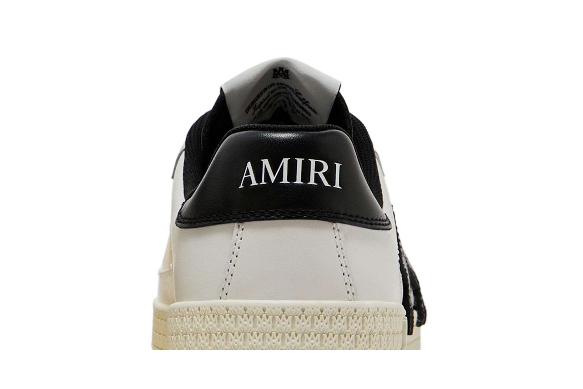 スニーカー AMIRI SS25 PACIFIC (AMFOSR1090 VARSITY RE) AMIRI Pacific Stars White Black Men's - AMFOSR1090-001 - US