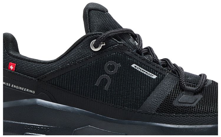 ON Wmns Cloudrock Low Waterproof Triple Black