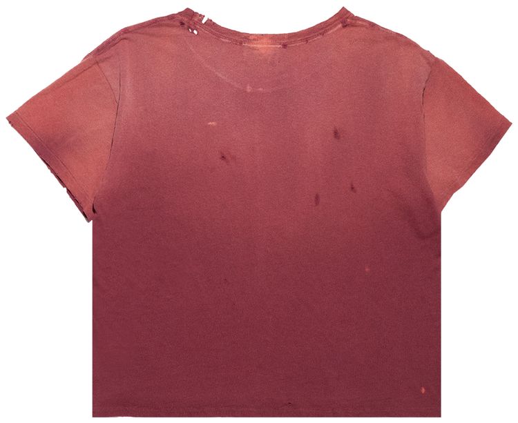 Enfants Riches Deprimes Burning Church T Shirt Dark Scarlet