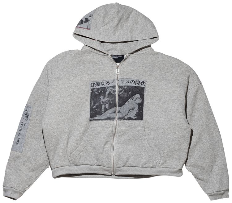Enfants Riches Deprimes Assemblage Zip Hoodie Heather Grey