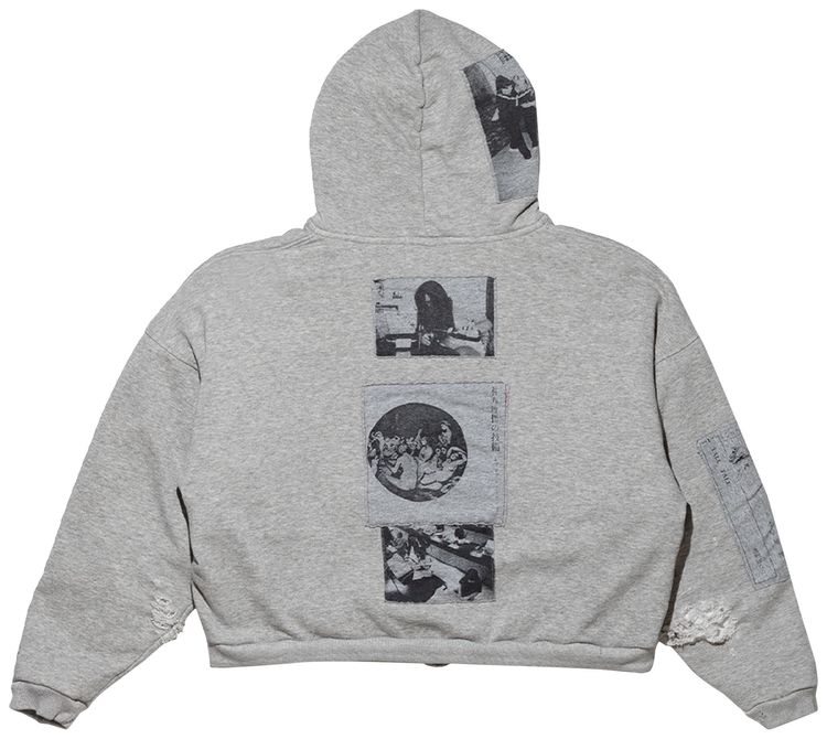Enfants Riches Deprimes Assemblage Zip Hoodie Heather Grey