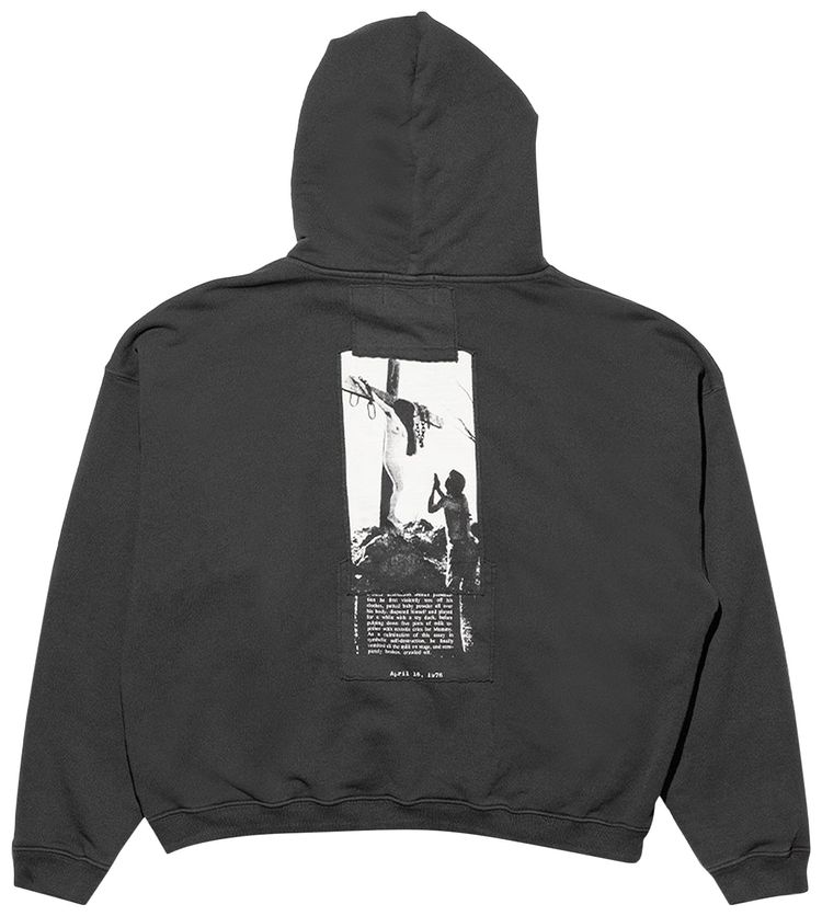 Enfants Riches Deprimes Artist Defends Baggy Assemblage Zip Hoodie Faded Black