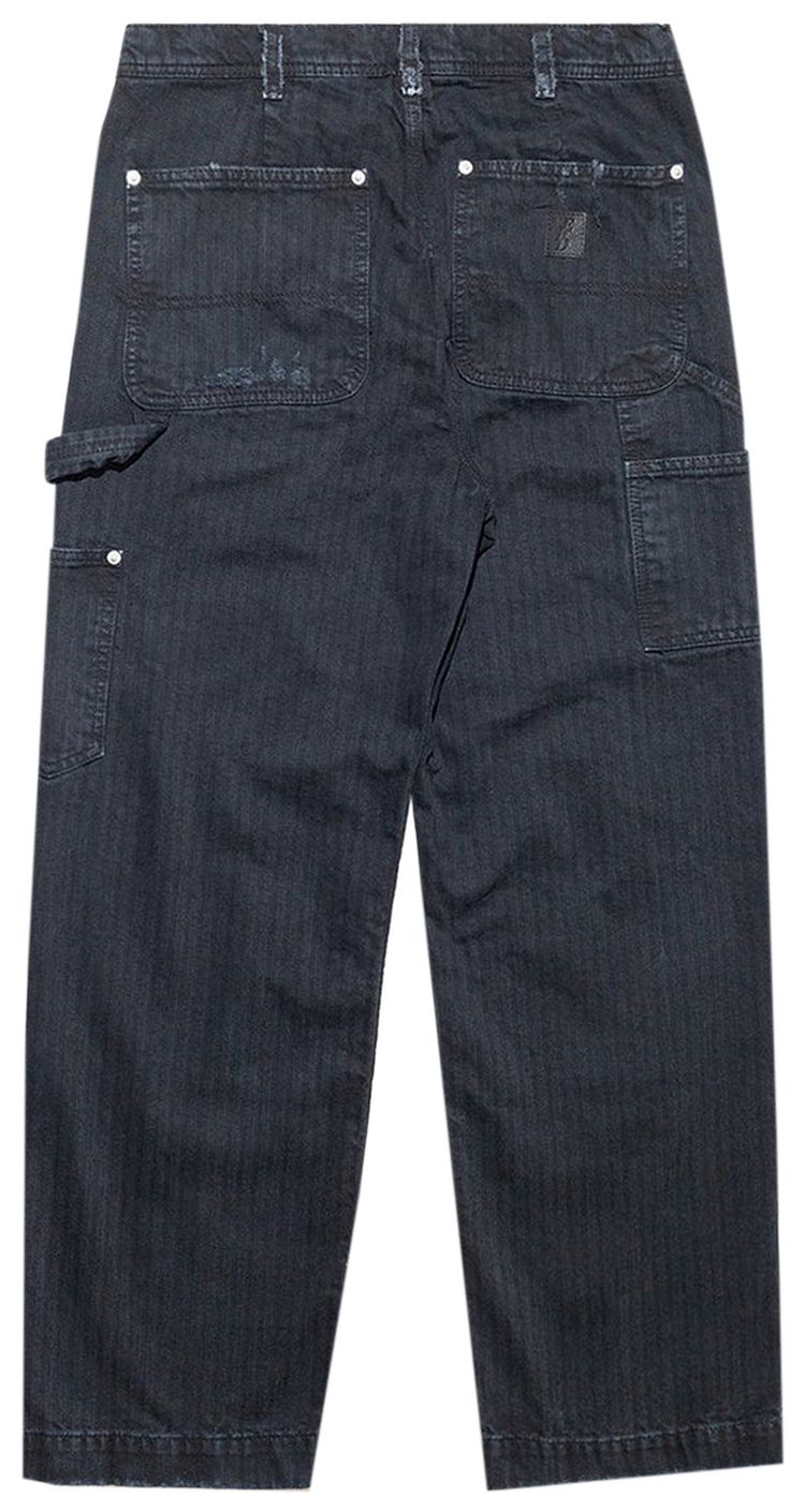 Enfants Riches Deprimes Double Knee Paint Pants Black