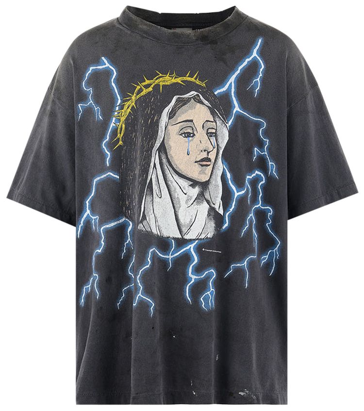 SAINT Mxxxxxx Maria Short Sleeve Tee Black