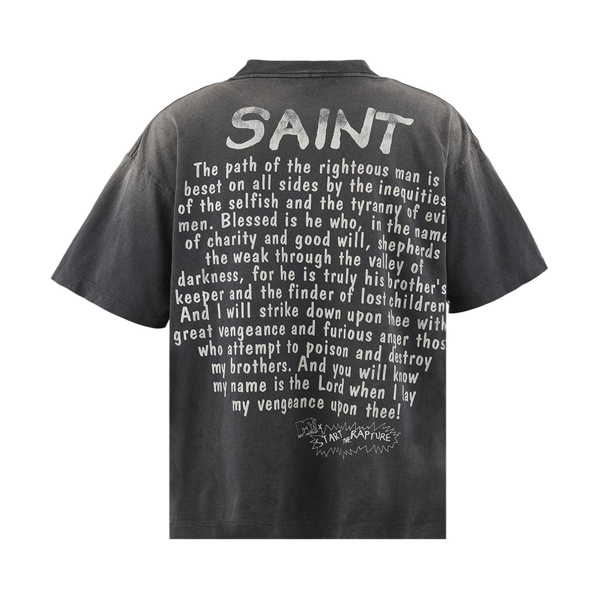 Buy SAINT Mxxxxxx Rapture Short-Sleeve T-Shirt 'Black' - SM