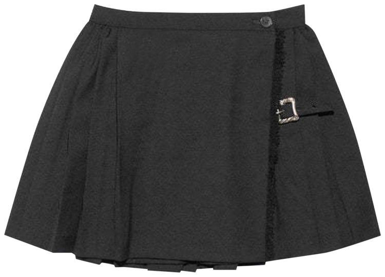Enfants Riches Deprimes Pleated Mini Skirt Black