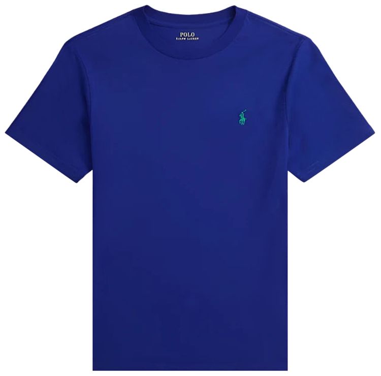 Polo Ralph Lauren Kids Short Sleeve Jersey Crewneck T Shirt Scottsdale Blue