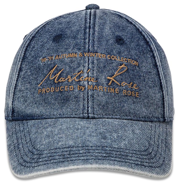 Martine Rose Signature Cap Blue
