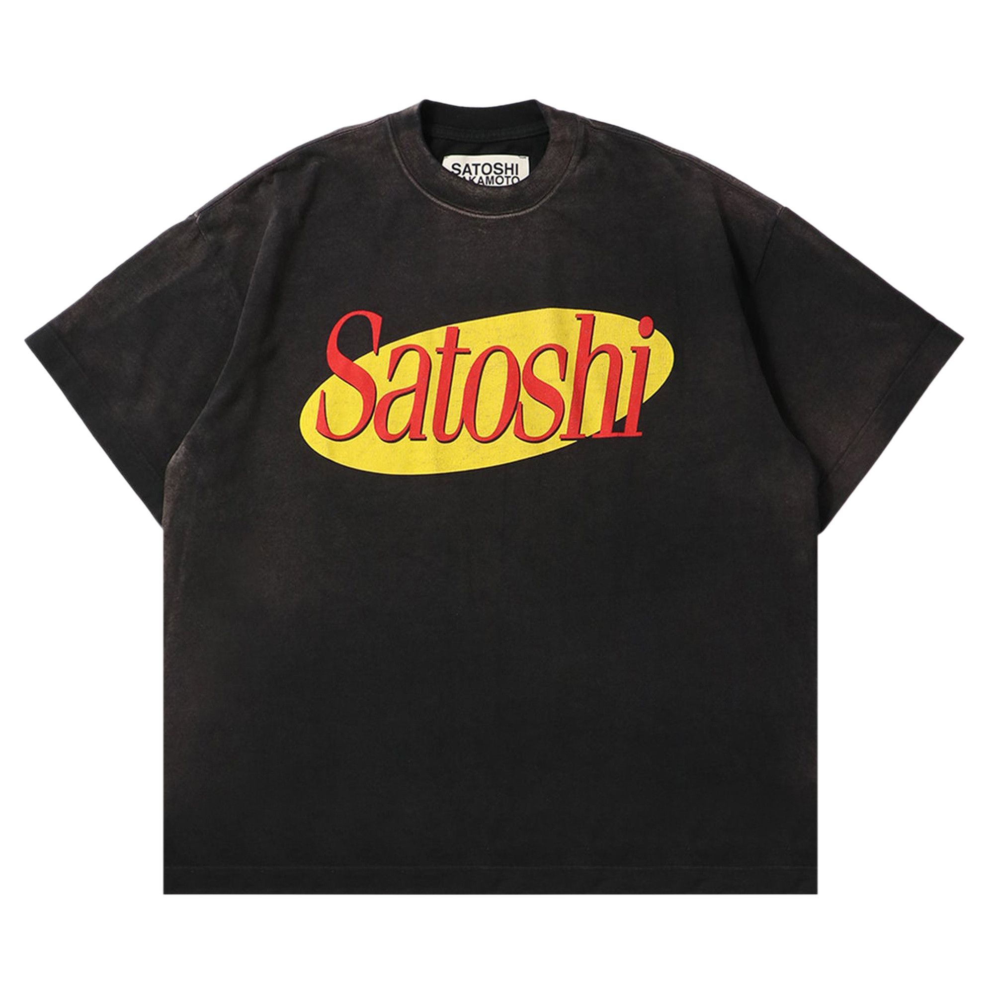 Buy Satoshi Nakamoto Sitcom T-Shirt 'Washed Black' - SN25TE013 | GOAT