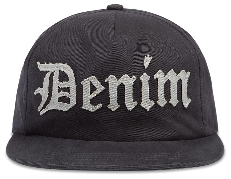 Denim Tears Denim Cut Out Cap Charcoal