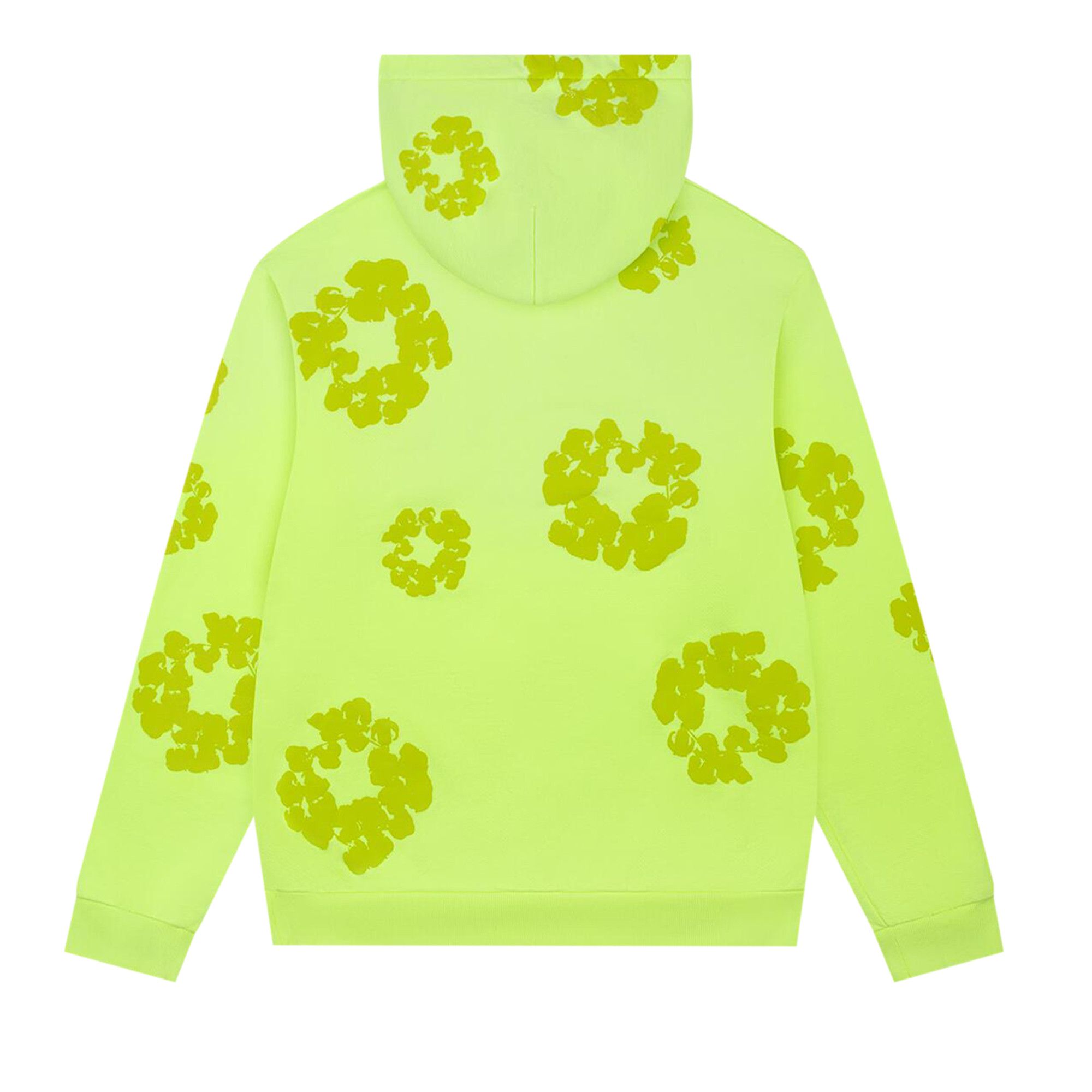 Buy Denim Tears Mono Cotton Wreath Hoodie 'Neon Green