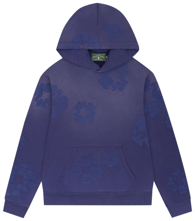 Denim Tears Mono Cotton Wreath Hoodie Washed Blue