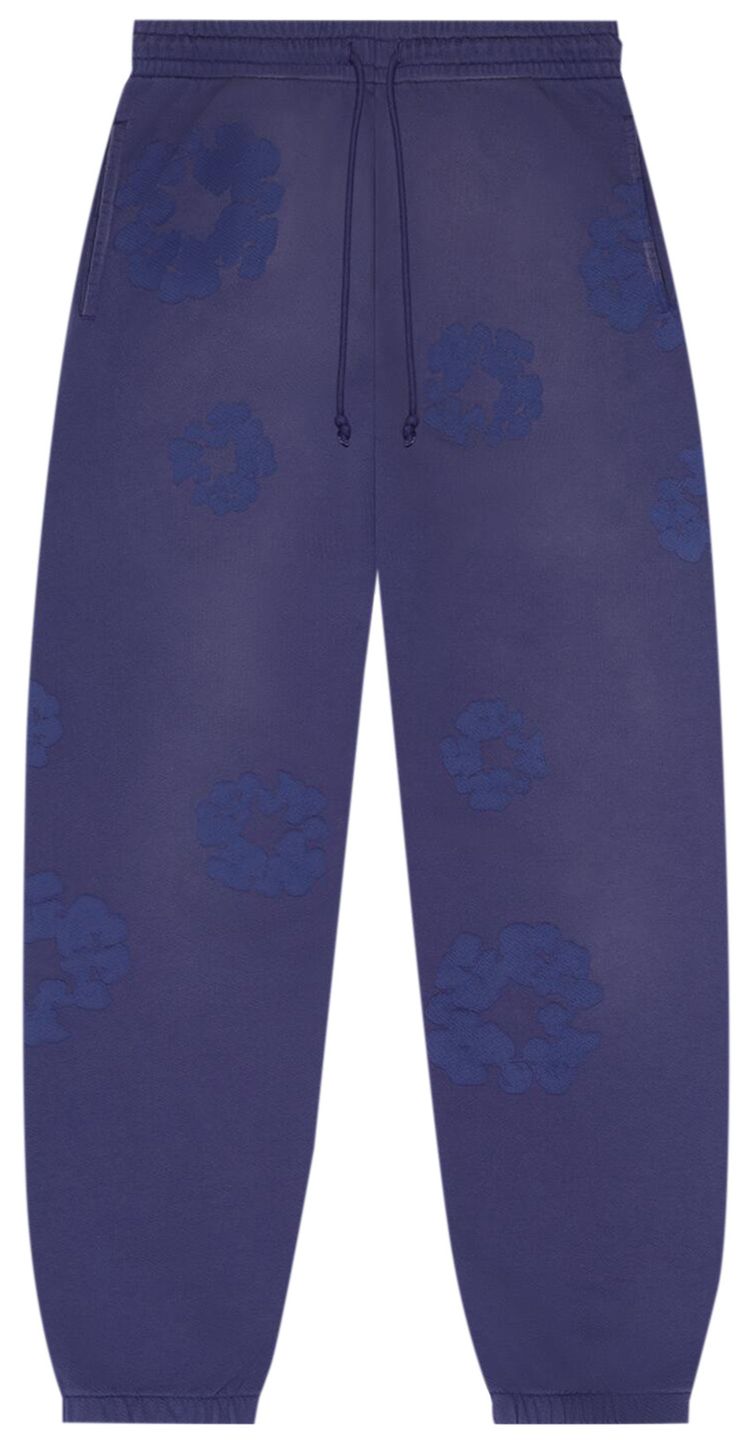Denim Tears Mono Cotton Wreath Sweatpants Washed Blue