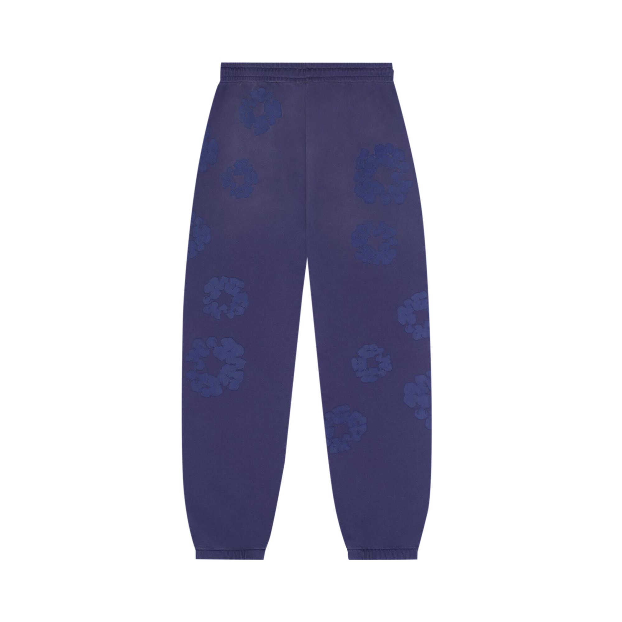 Buy Denim Tears Mono Cotton Wreath Sweatpants 'Washed Blue