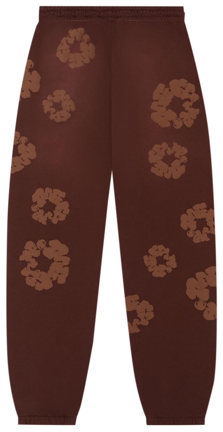 Denim Tears Mono Cotton Wreath Sweatpants Brown