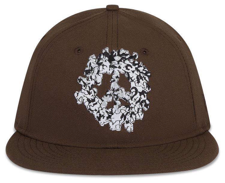 Denim Tears Peace Wreath Snapback Cap Brown