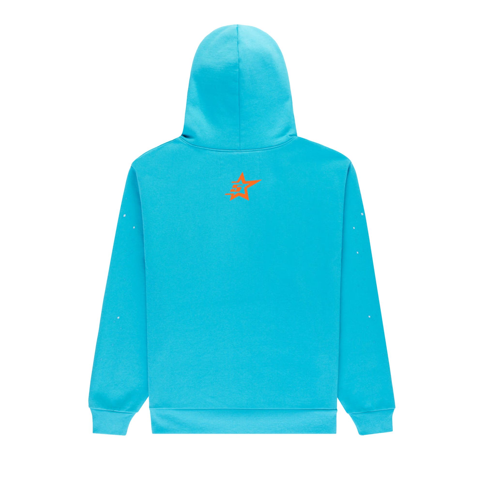 Buy Sp5der Punk V2 Hoodie 'Cyan' - ST014SS25CYA | GOAT