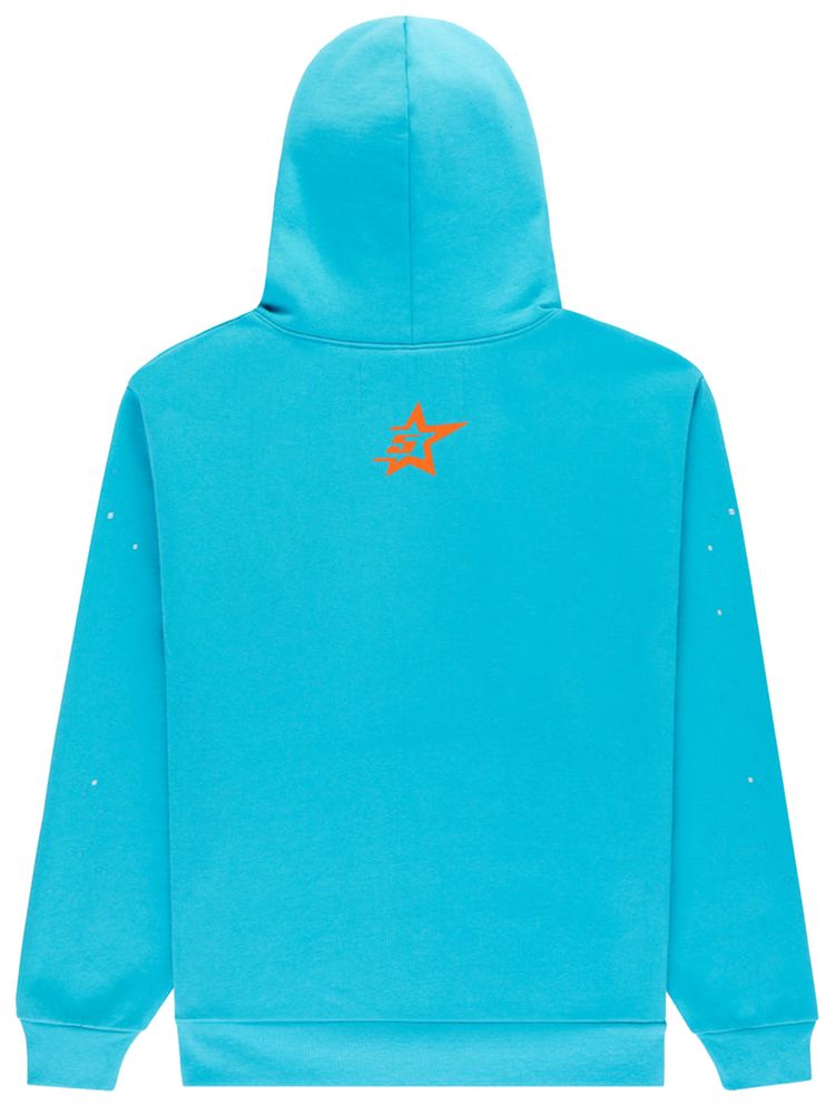Sp5der Punk V2 Hoodie Cyan