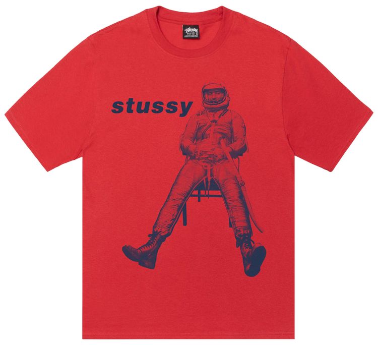 Stussy Astronaut Tee Cayenne