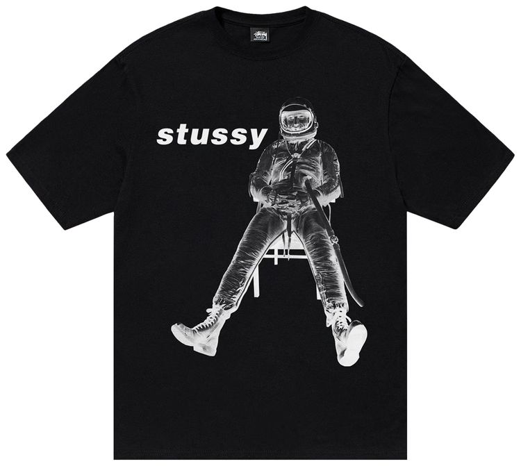 Stussy Astronaut Tee Black