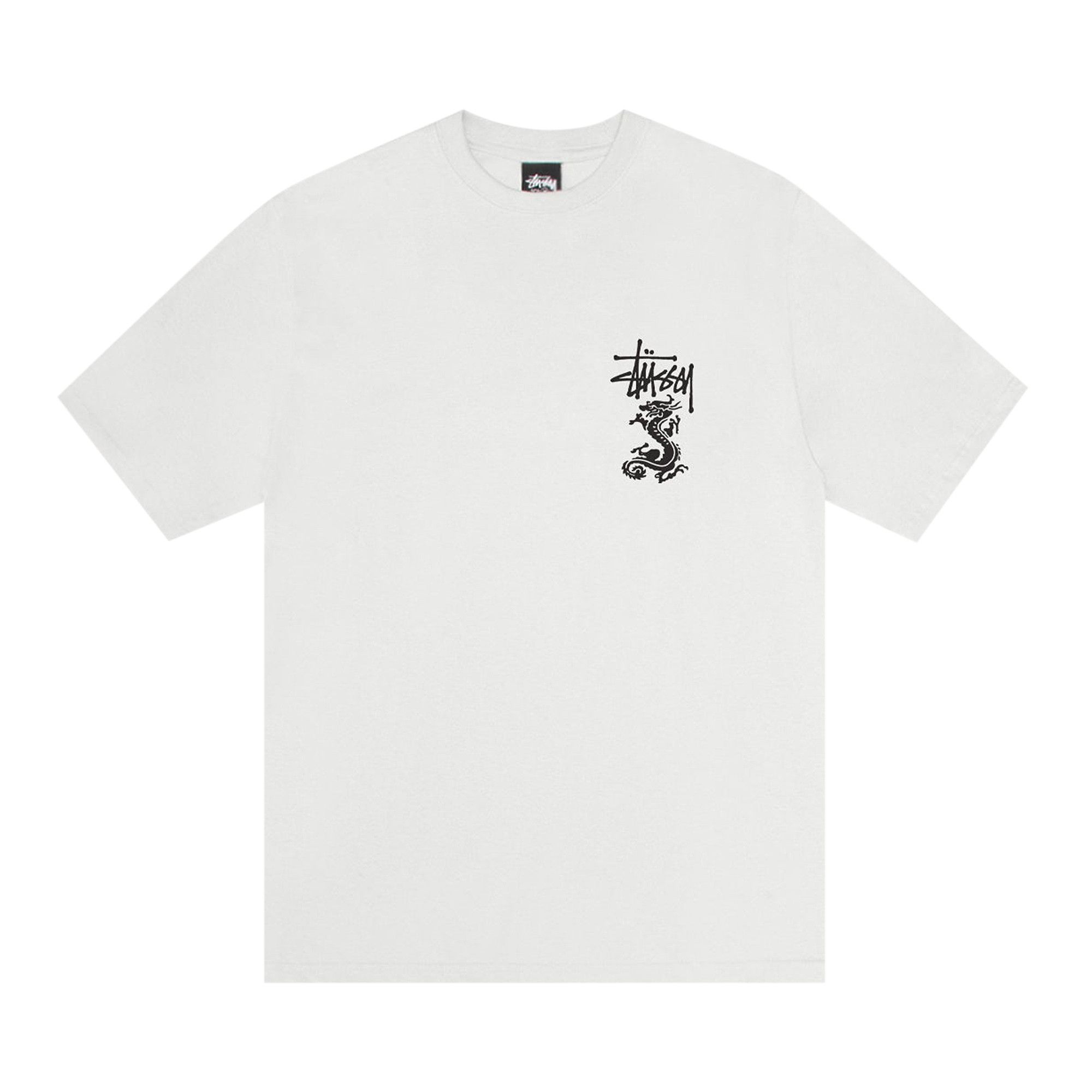 Buy Stussy Double Dragon Tee Pigment Dyed 'Natural' - 1905113 NATU