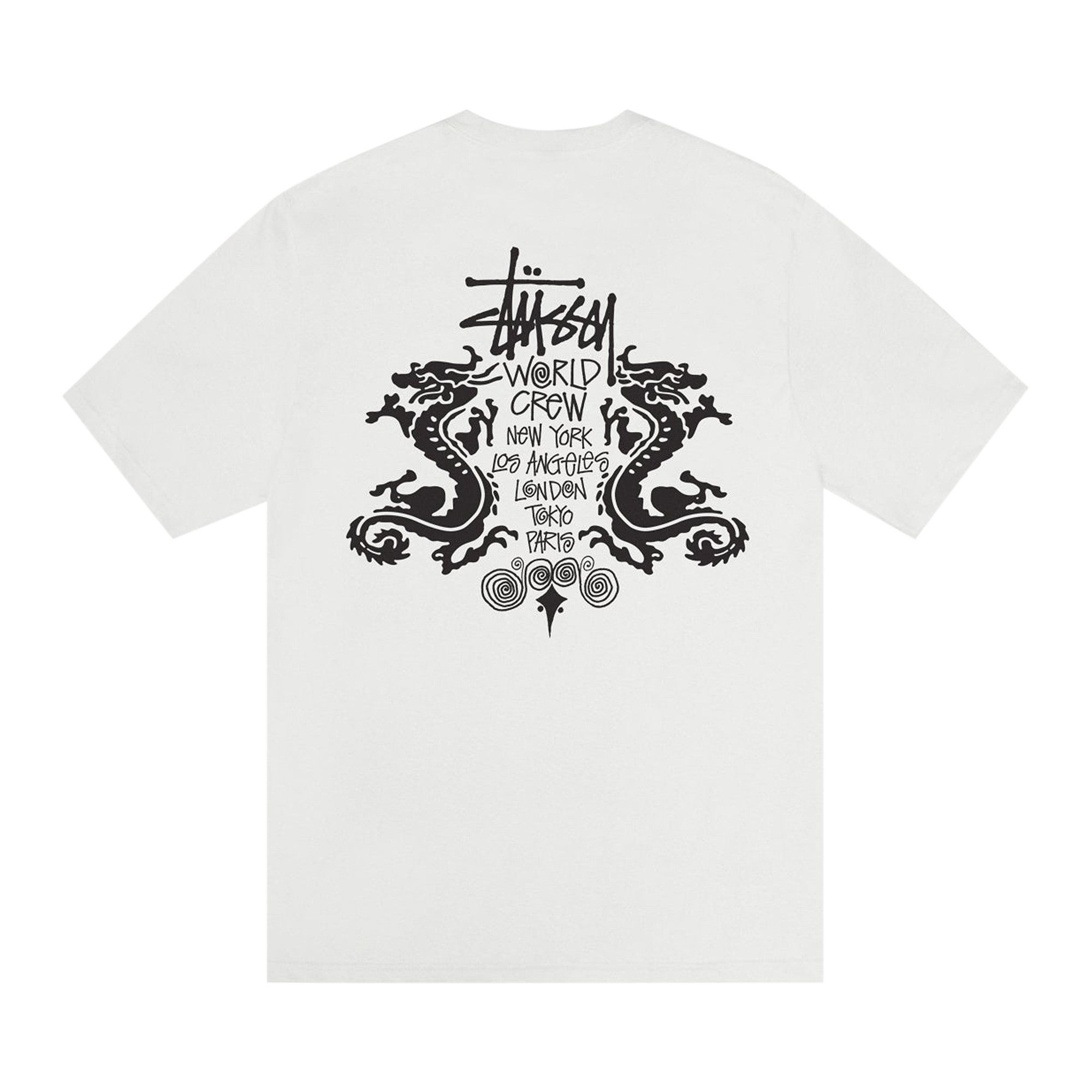 Buy Stussy Double Dragon Tee Pigment Dyed 'Natural' - 1905113 NATU