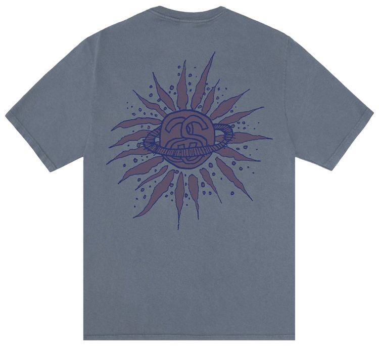 Stussy Look Beyond Tee Pigment Dyed Navy