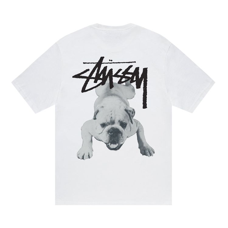 Stussy Stock Dog Tee White