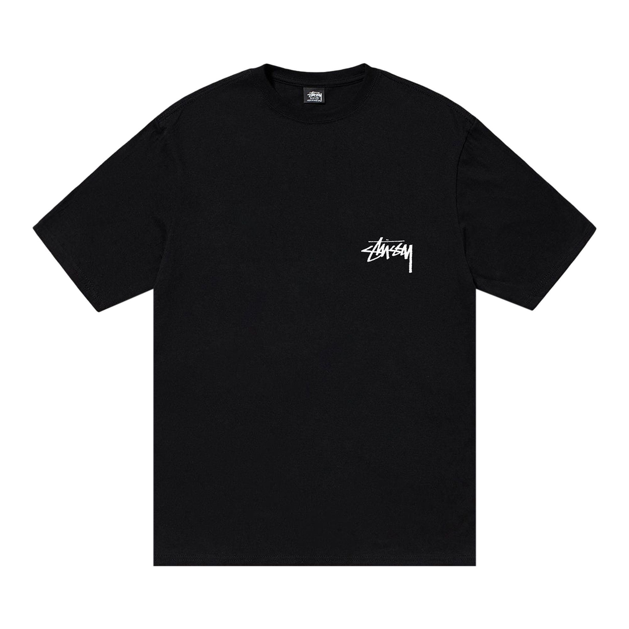 早期完売★Stussy★STOCK DOG TEE 人気半袖Tシャツ(BLACK/追跡O) Stussy Stock Dog Tee Black Men's - SS25 - US
