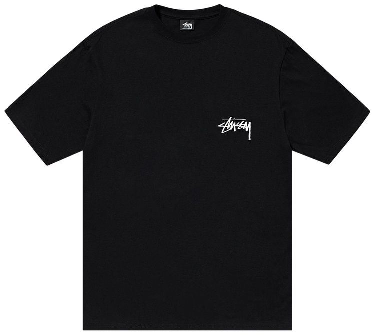 Stussy Stock Dog Tee Black