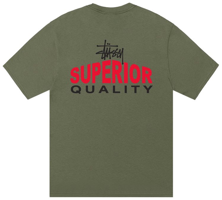 Stussy Superior Quality Tee Olive