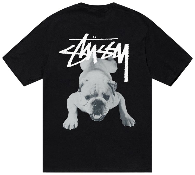 Stussy Stock Dog Tee Black