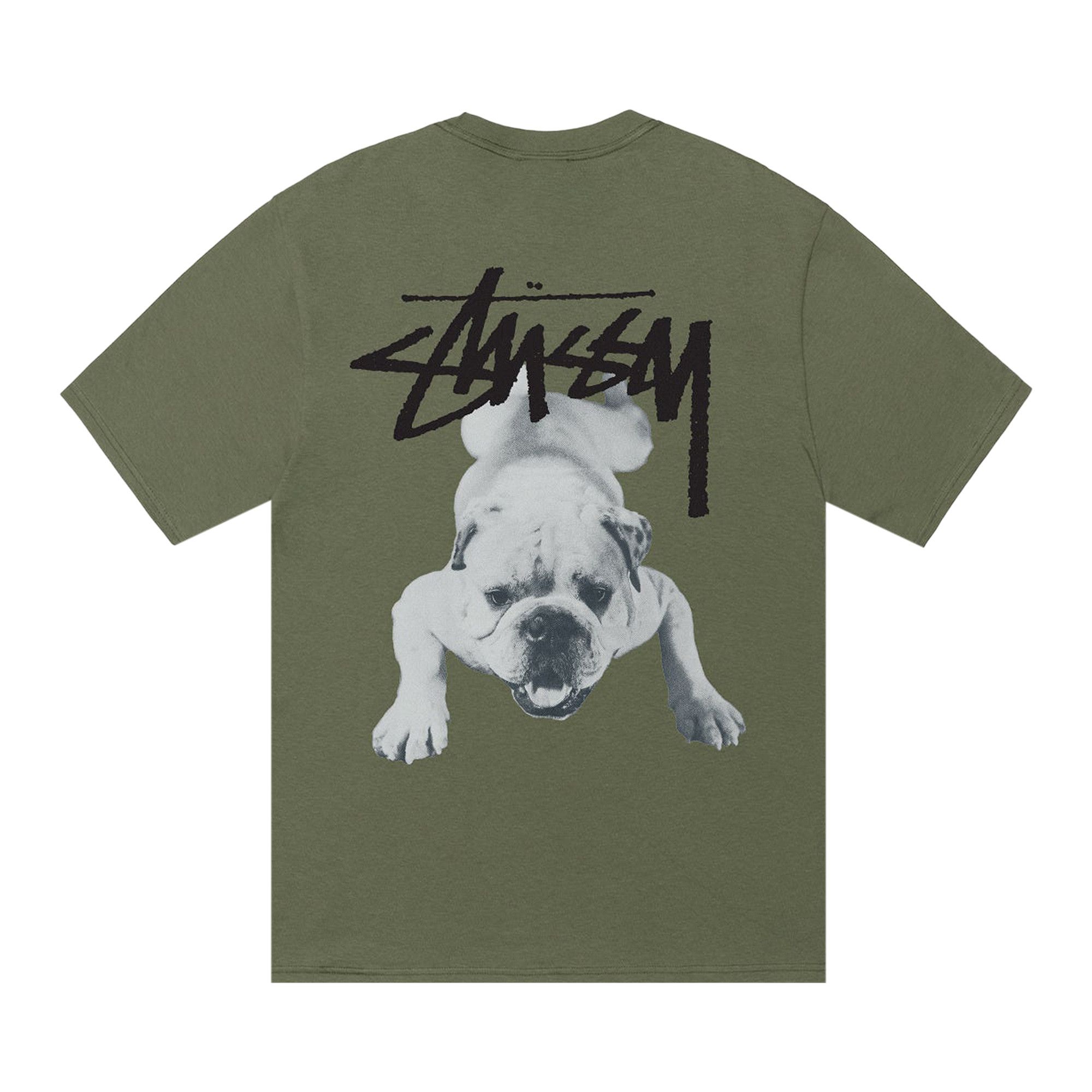 Buy Stussy Stock Dog Tee 'Olive' - 1905159 OLIV | GOAT