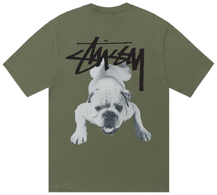 Stussy Stock Dog Tee Olive